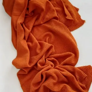 شال زمستونی رنگ اجری