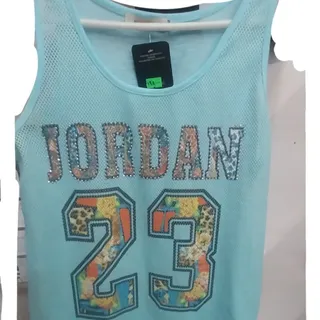 تاپ خارجی فیروزه ای