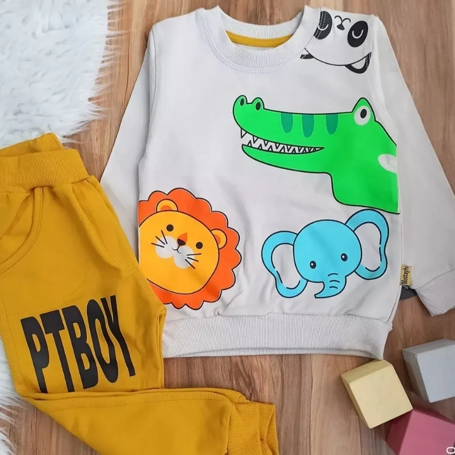 بلوز شلوار اسپرت حیوانات