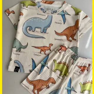 ست تیشرت و شلوارک نخ پنبه