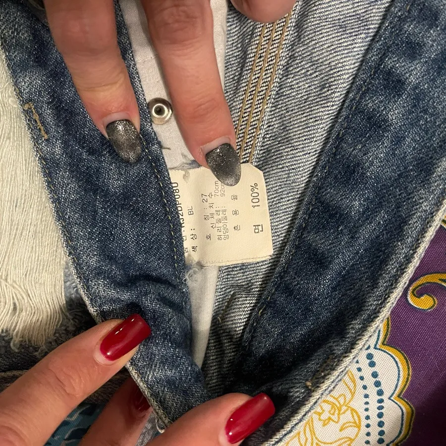 جین شلوارک سایز 27 امریکا