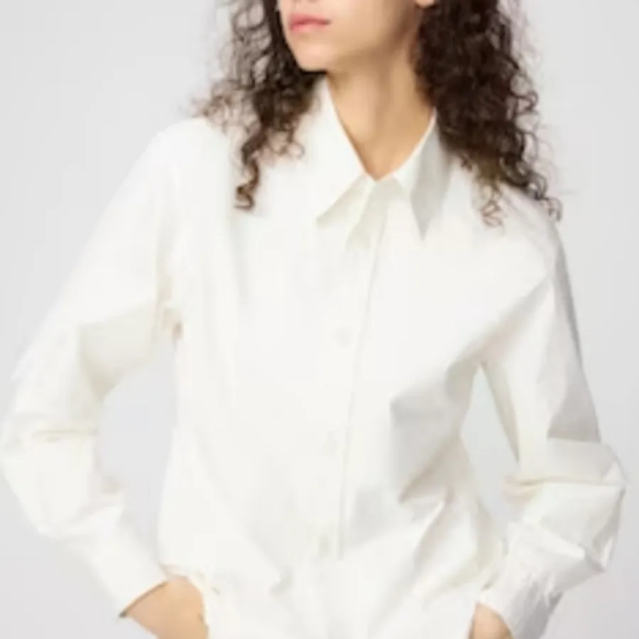 شومیز سفید کلاسیک پولار