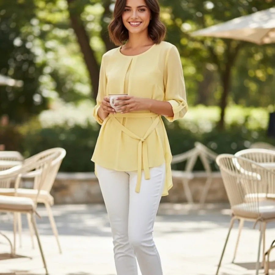 شومیز کرپ حریر