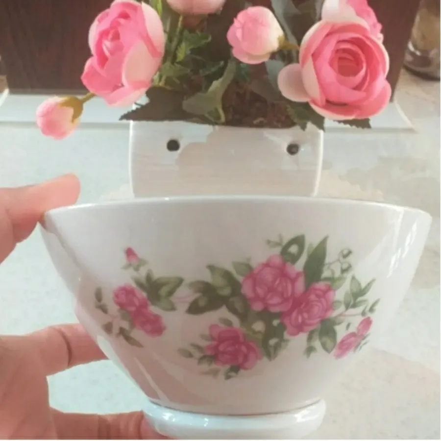 کاسه آبگوشت خوری گل قرمز