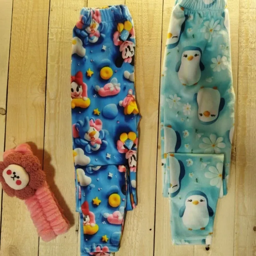 شلوار مخمل دخترانه