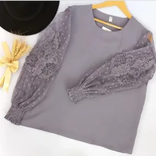 شومیز آستین گیپور