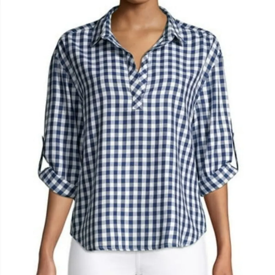 بلوز تونیک چهارخونه