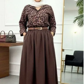 شومیز دامن کمربند