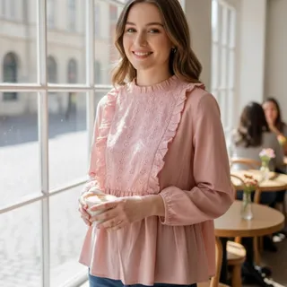 شومیز خامه دوزی برند شین