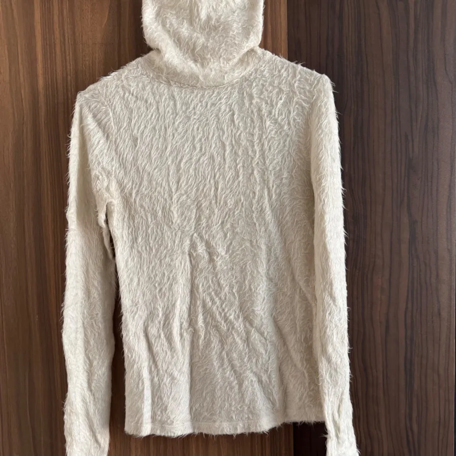 بافت یقه اسکی خز سفید