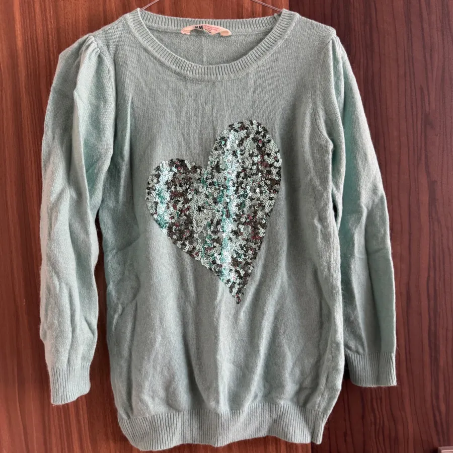 بافت ابی کم رنگ H & M