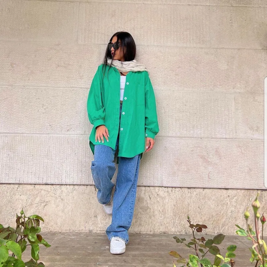 شومیز لینن مزونی