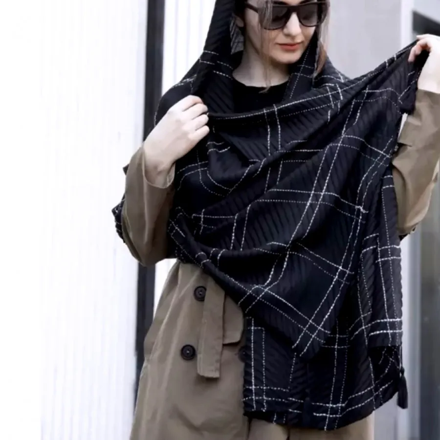 شال طرح کوک دوزی