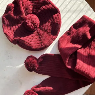 کلاه و شال گردن بافت