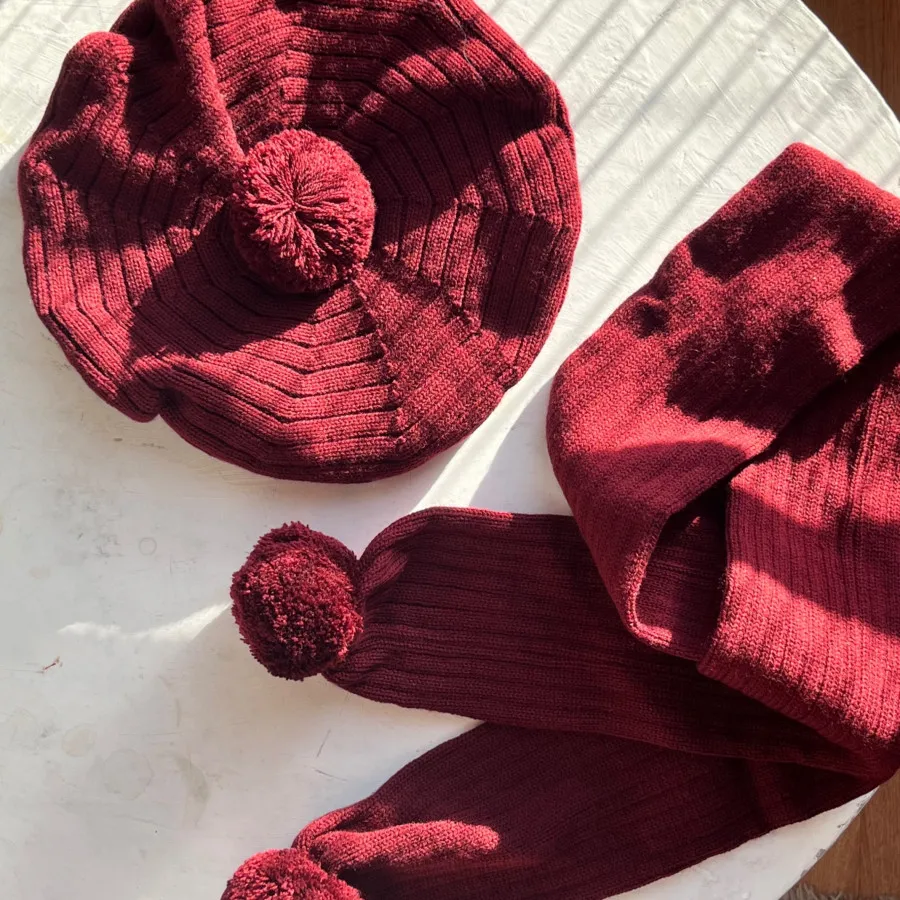 کلاه و شال گردن بافت