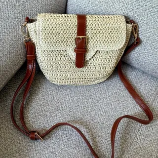 کیف رافیا سگک دار