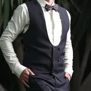 کت و شلوار سرمه ای