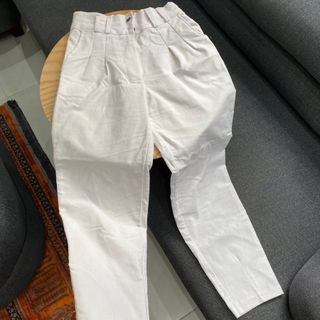 شلوار سفید کتان