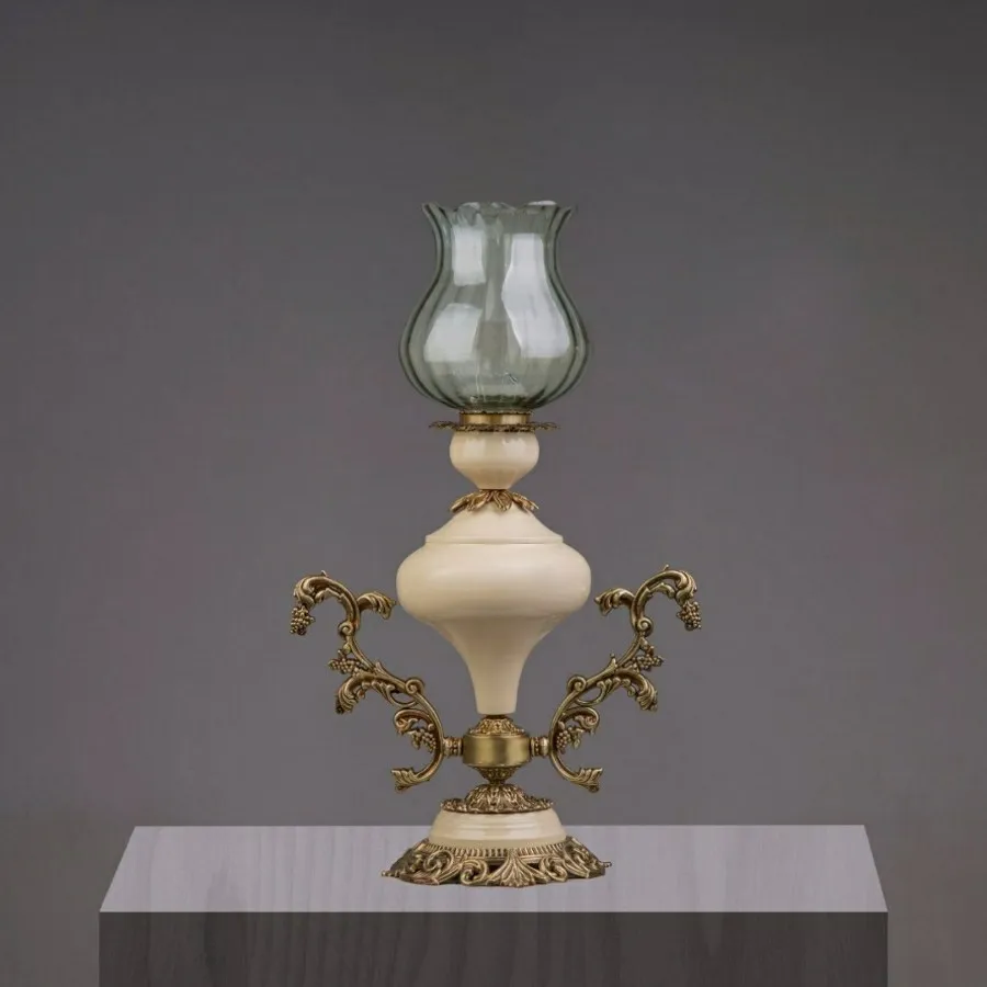 شمعدان فلزی رنگ کوره ای