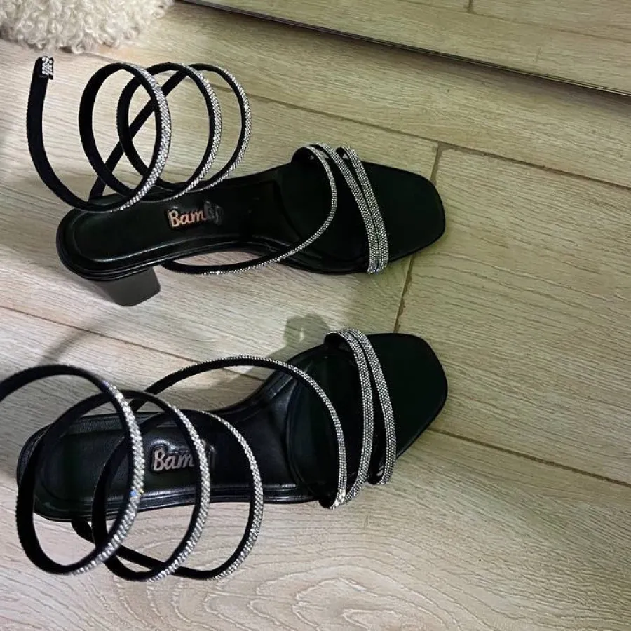 کفش مجلسی مشکی با نقره ای