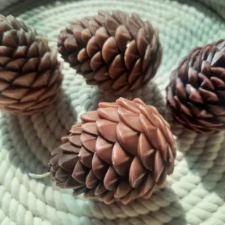 شمع میوه کاج 4 عدد