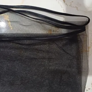 روسری مشکی توری