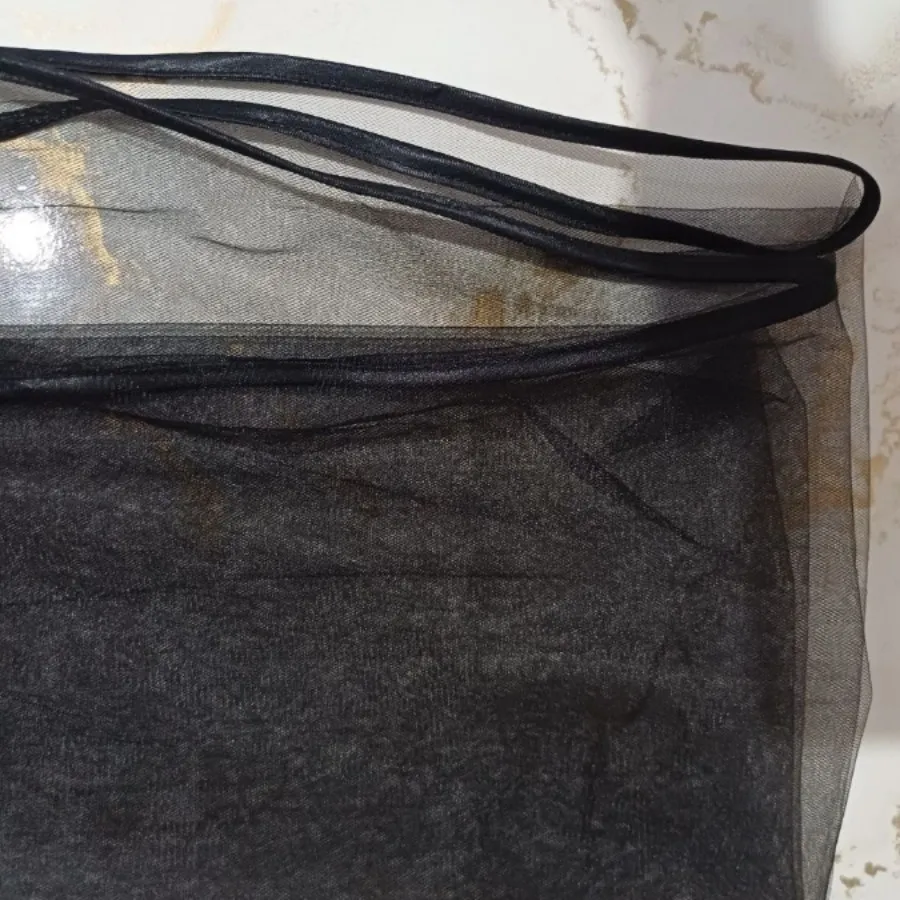 روسری مشکی توری