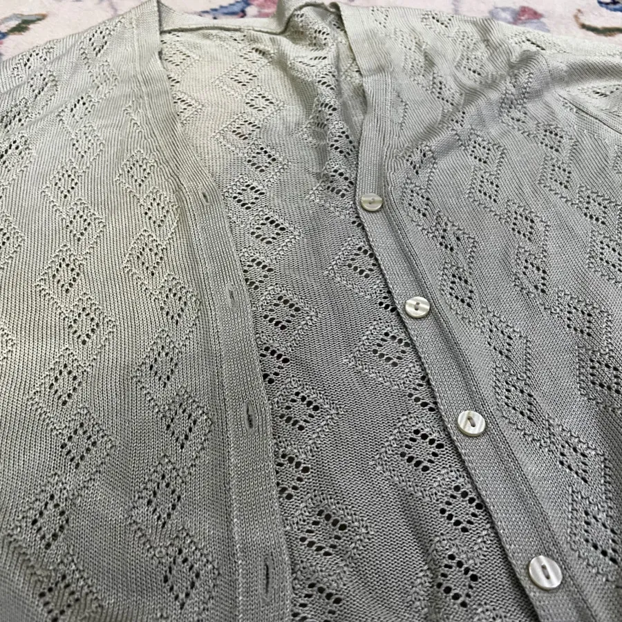 لباس بافت سبز زنانه