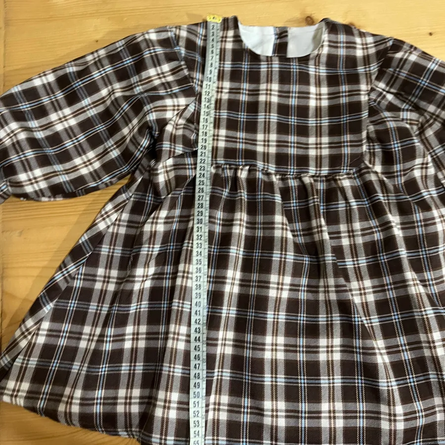 پیراهن لاینردار دخترانه