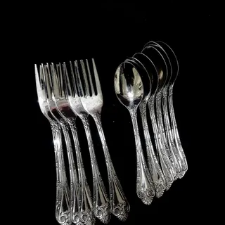 قاشق مربا چنگال میوه