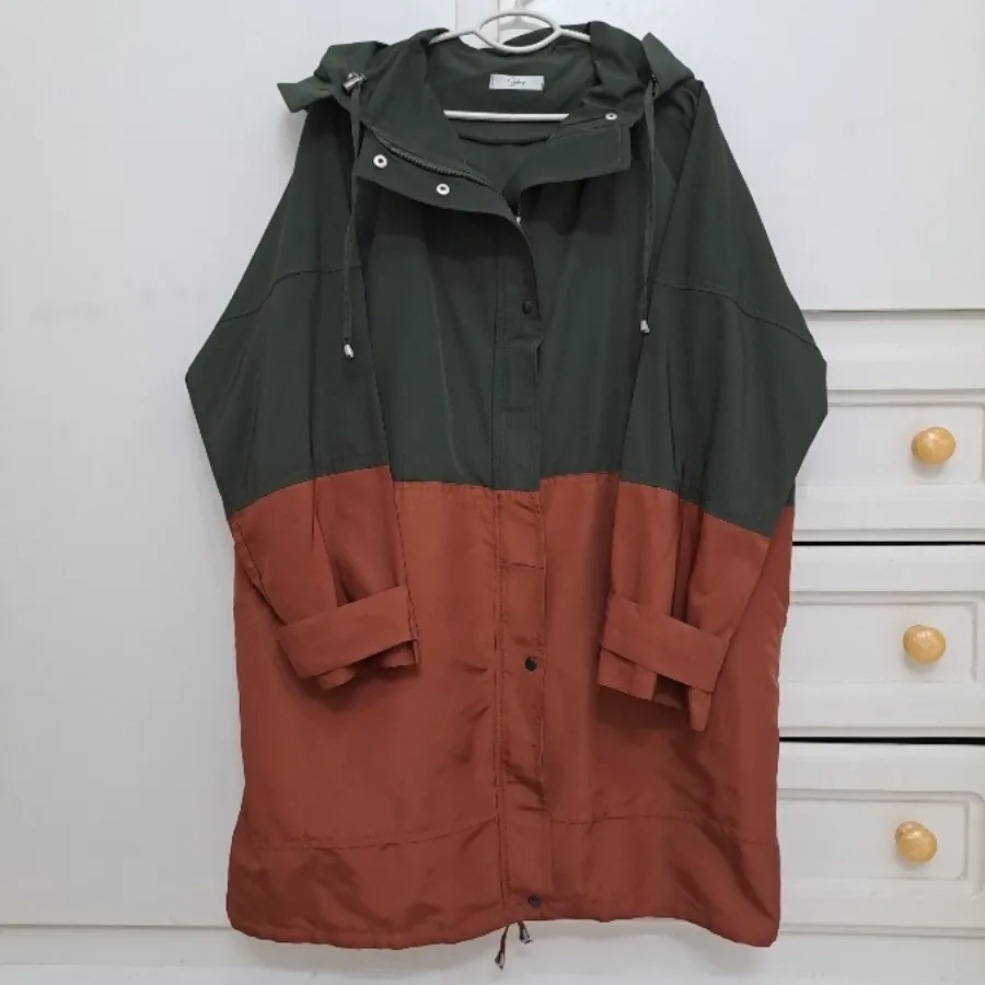 کاپشن یشمی آجری