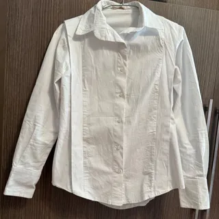 شومیز سفید طرح ساگازا