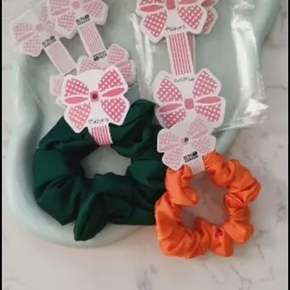 اسکرانچی مخمل و ساتن