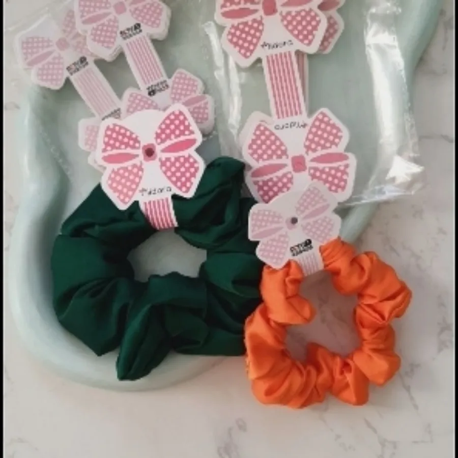 اسکرانچی مخمل و ساتن