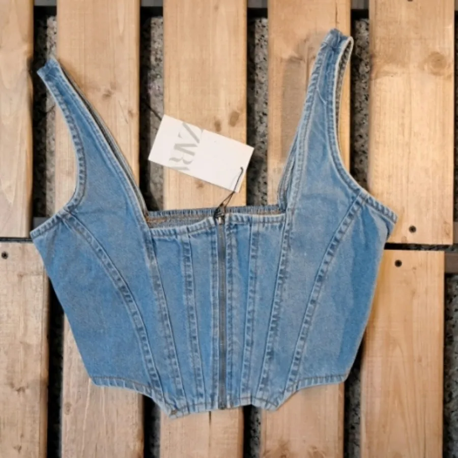 کراپ جین جلو زیپ