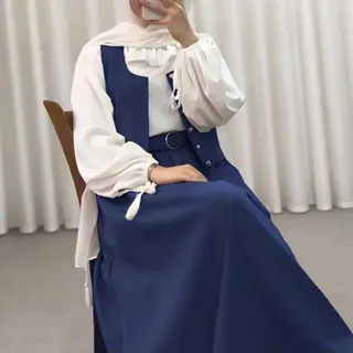 شومیز دامن جلیقه کمربند