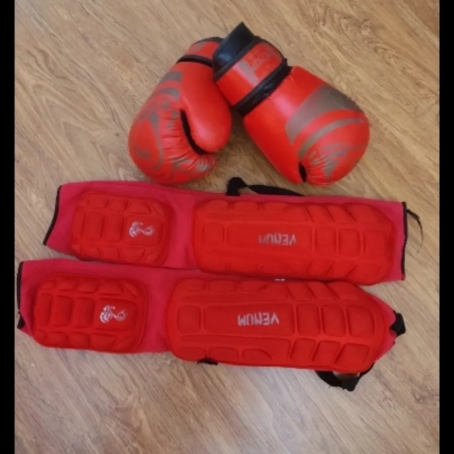 دستکش بوکس و ساق پا XL