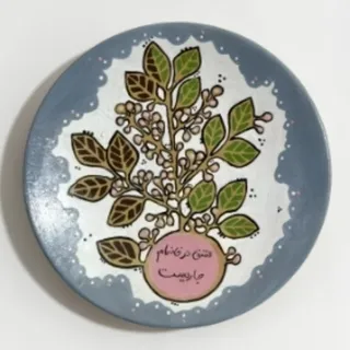 دیوارکوب سفالی