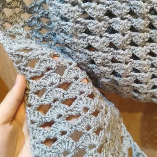 شال گردن بافتنی