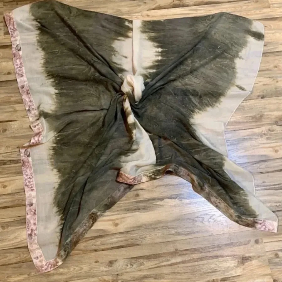 روسری نخی قوار دار نو