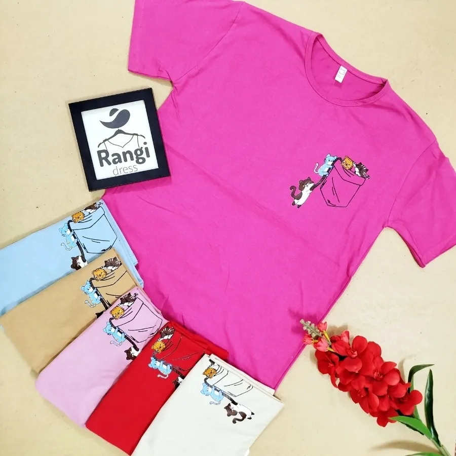 تیشرت لانگ پنبه