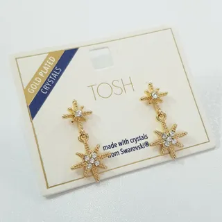 گوشواره روکش طلا TOSH