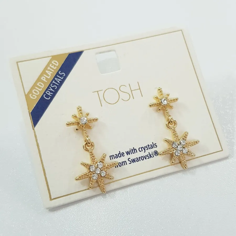 گوشواره روکش طلا TOSH