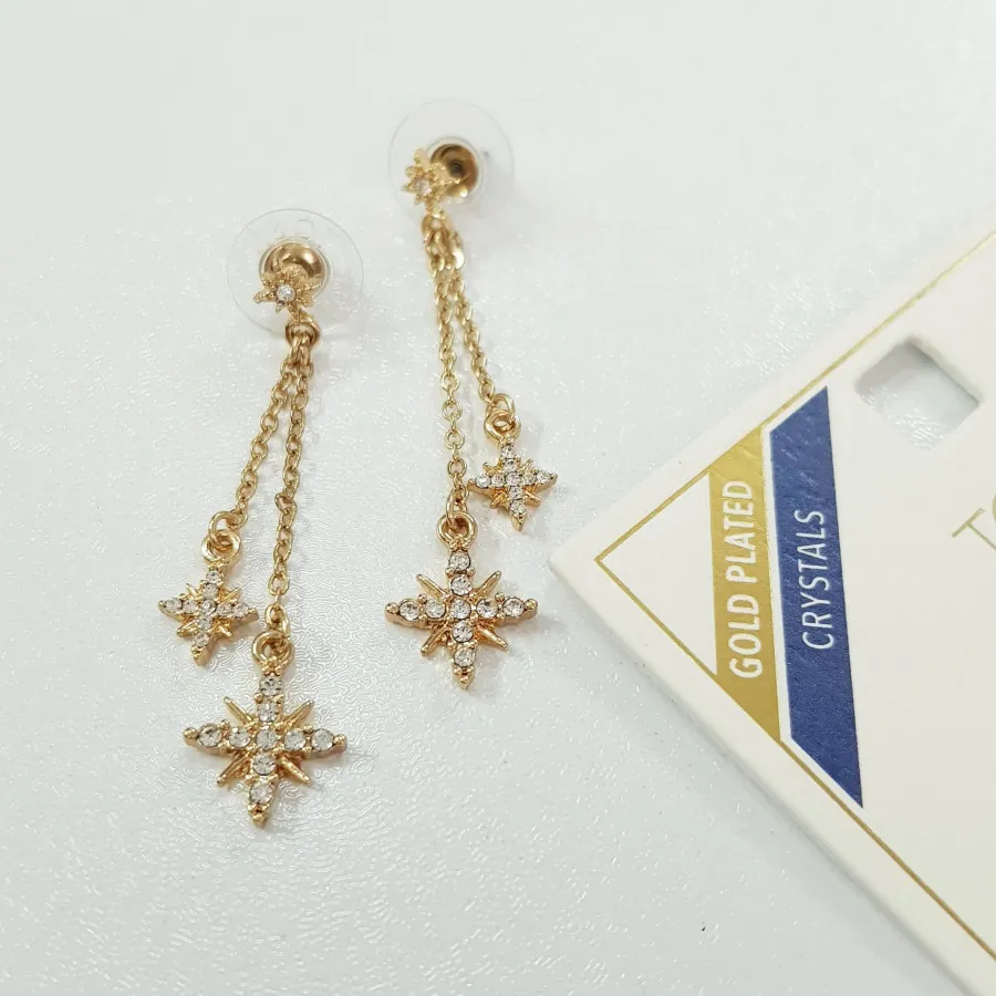 گوشواره روکش طلا TOSH