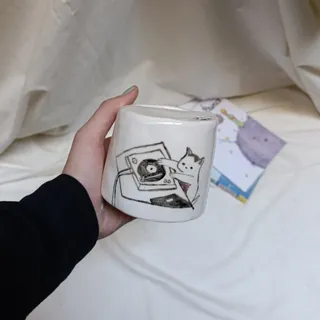 تراول ماگ طرح گربه