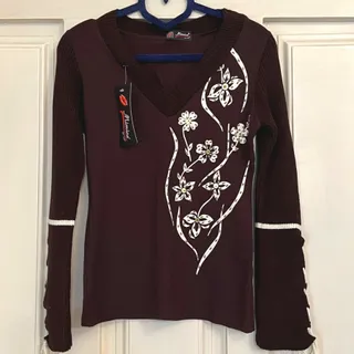 بلوز استین بافت