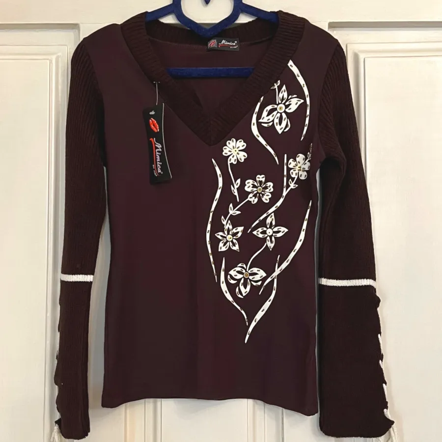 بلوز استین بافت