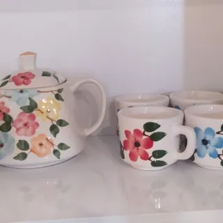 سرویس فنجان و قوری سرامیک