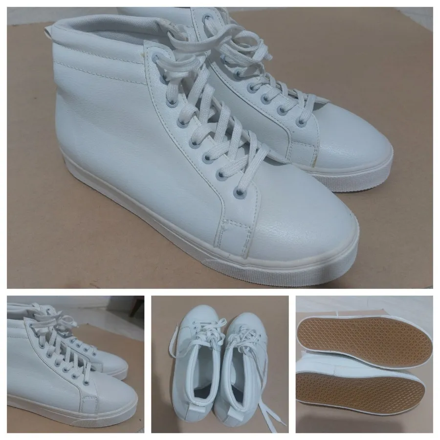 کفش ساق دار سفید