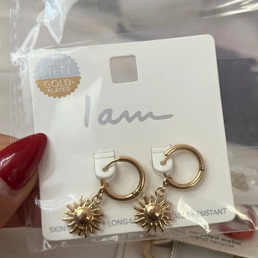 گوشواره حلقه ای رنگ ثابت